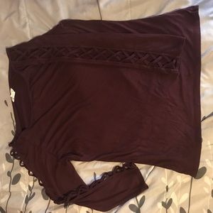 Aeropostale long open sleeve shirt